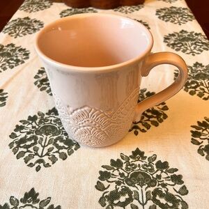 Pioneer Woman Pink Ceramic Mug